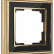 Рамка на 1 пост Werkel Palacio золото, черный W0011330