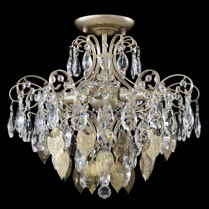 Накладная люстра Crystal Lux ESMIRALDA PL4 GOLD