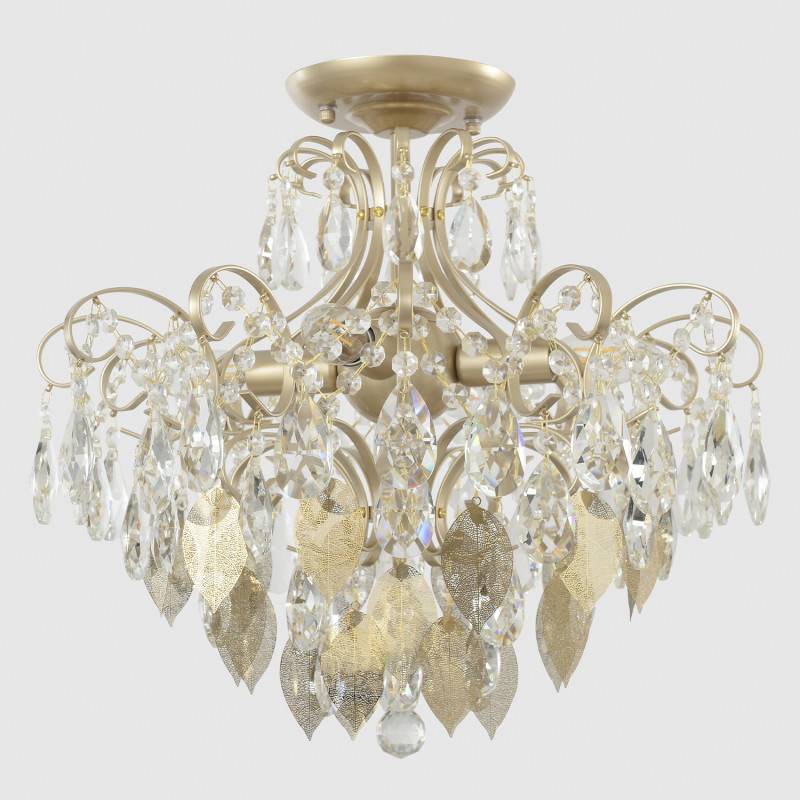 Накладная люстра Crystal Lux ESMIRALDA PL4 GOLD