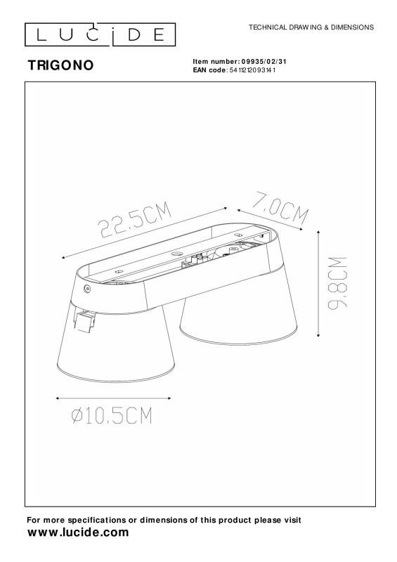 Спот LUCIDE 09935/02/31