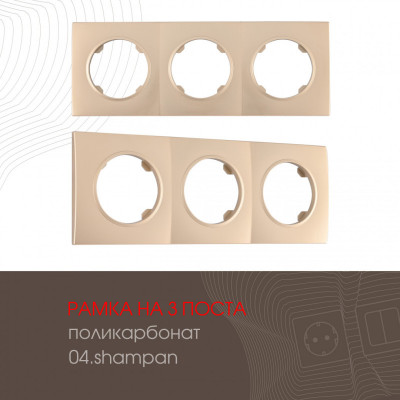 Рамка Arte Milano 502.04-3.shampan