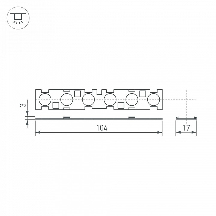 Рассеиватель Arlight SL-LINE 041793
