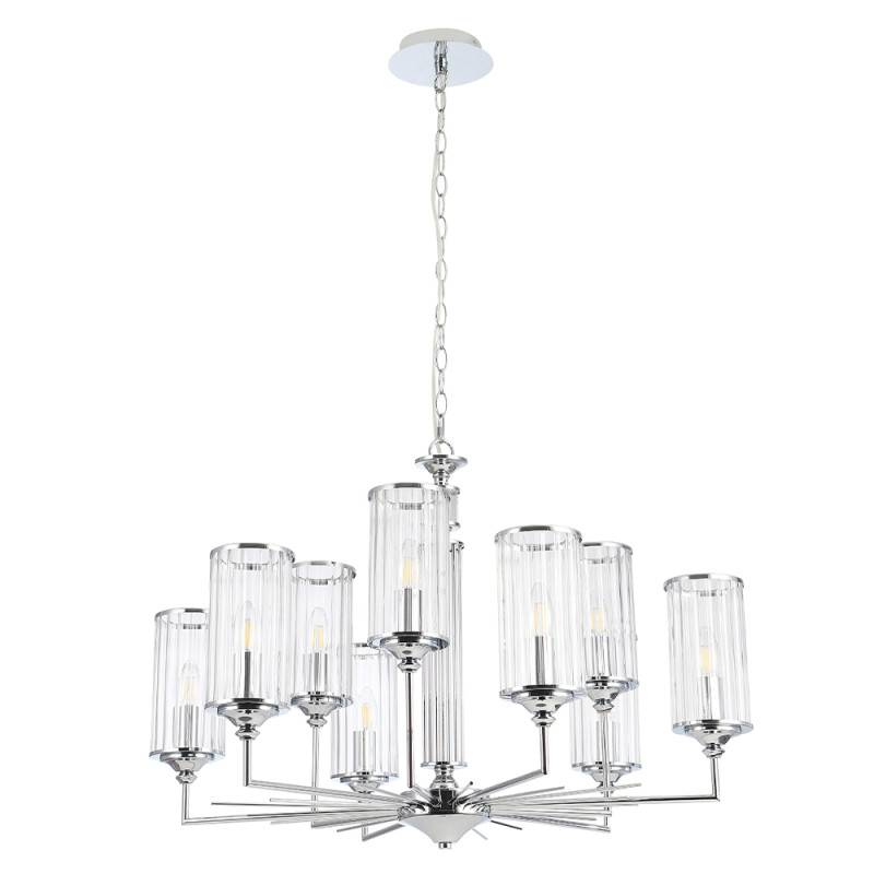 Подвесная люстра Crystal Lux GLORIA SP9 CHROME