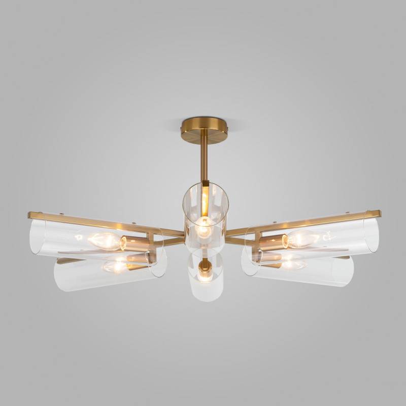 Люстра на штанге Eurosvet 70144/6 латунь