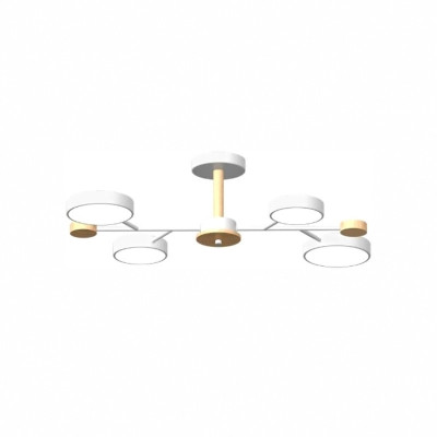 Люстра на штанге LED4U L3213-670 WH