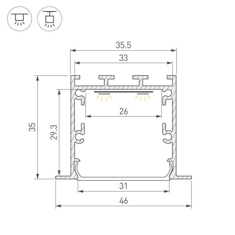 Профиль Arlight 055395