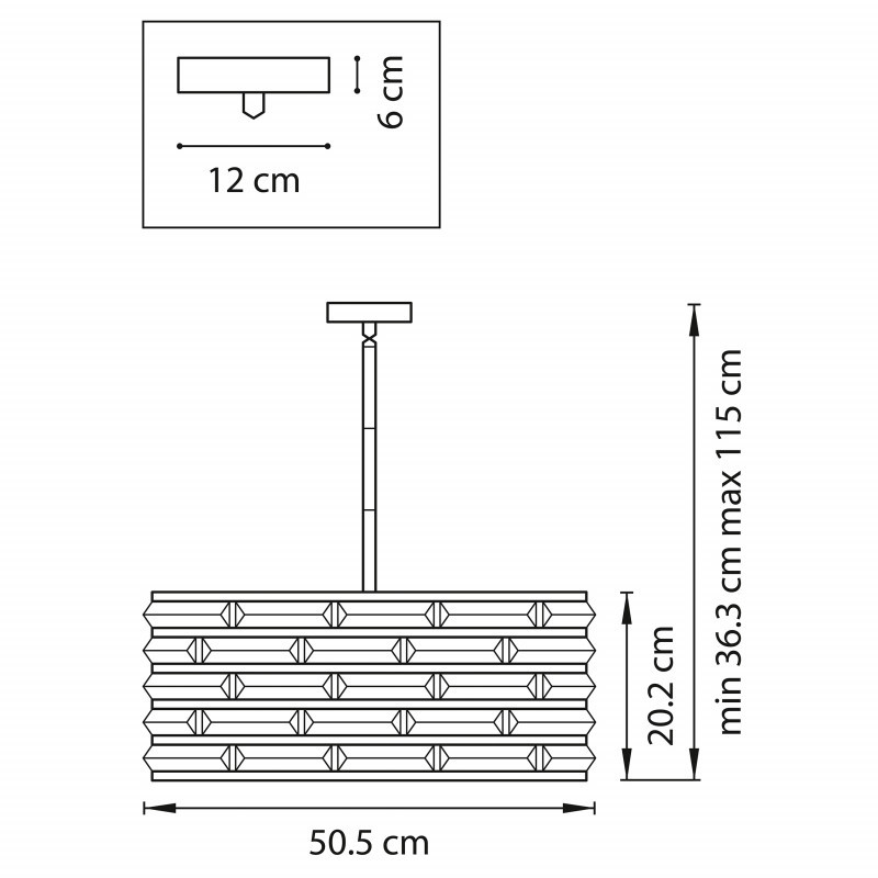 Люстра на штанге Lightstar 746068