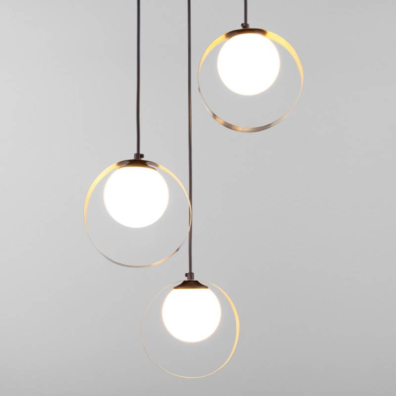 Подвесной светильник Eurosvet 50205/3 черный/бронза