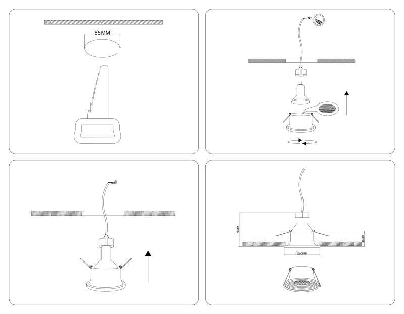 Встраиваемый светильник Ambrella Light TN102855