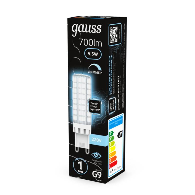 Светодиодная лампа Gauss 107309255-D