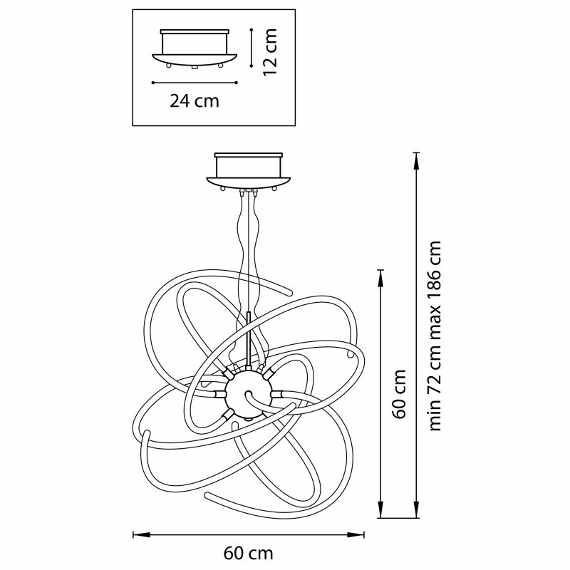 Подвесная люстра Lightstar 748152
