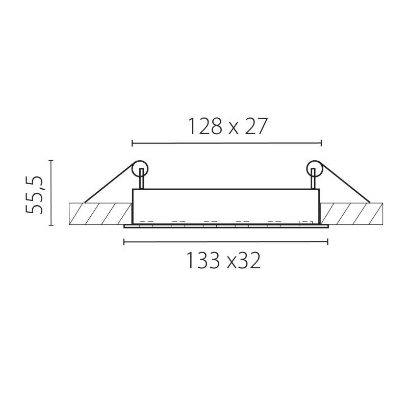 Встраиваемый светильник Lightstar 080246