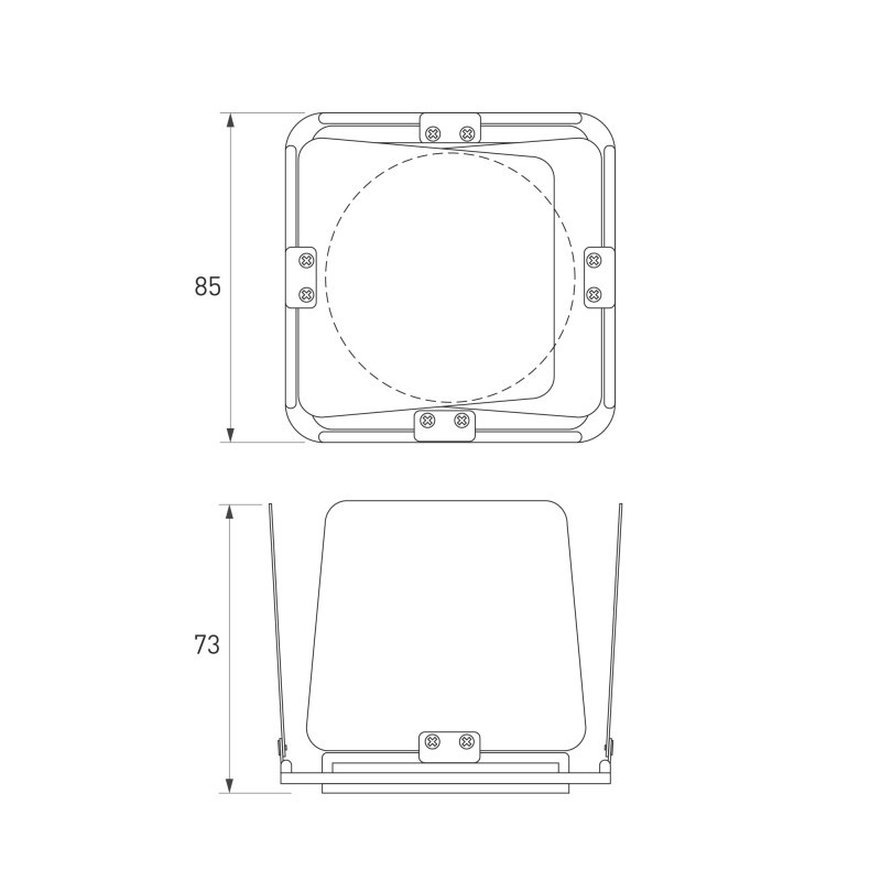 Шторка Arlight 057161
