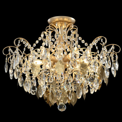 Накладная люстра Crystal Lux ESMIRALDA PL6 GOLD