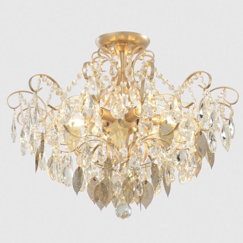 Накладная люстра Crystal Lux ESMIRALDA PL6 GOLD