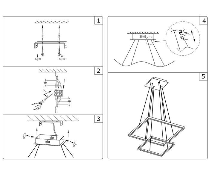 Подвесной светильник Kink Light 08227,01(4000K)