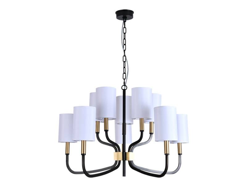 Подвесная люстра Newport 35210/С black+brass