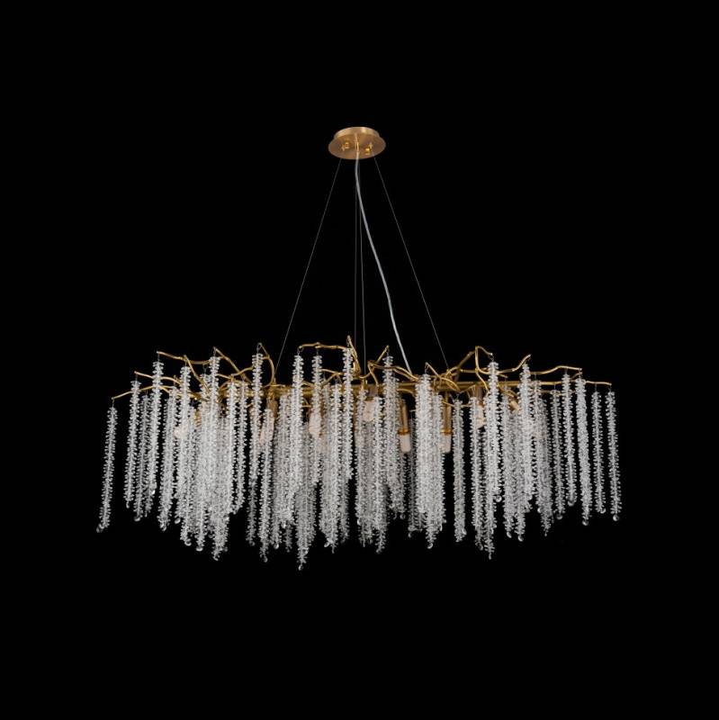 Подвесная люстра iLamp 8813-L1200 GD