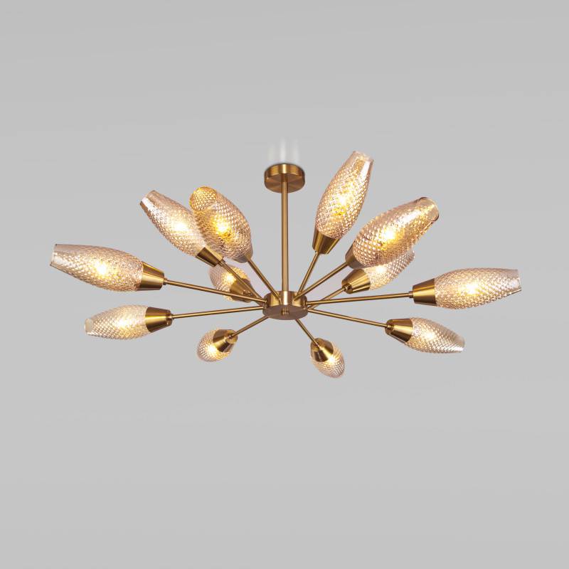 Люстра на штанге Eurosvet 60140/12 золото