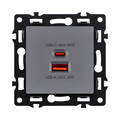 Розетка KOLLINGER AS-024GY