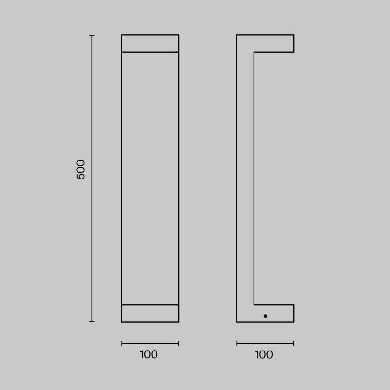 Садово-парковый светильник Maytoni O013FL-L9B