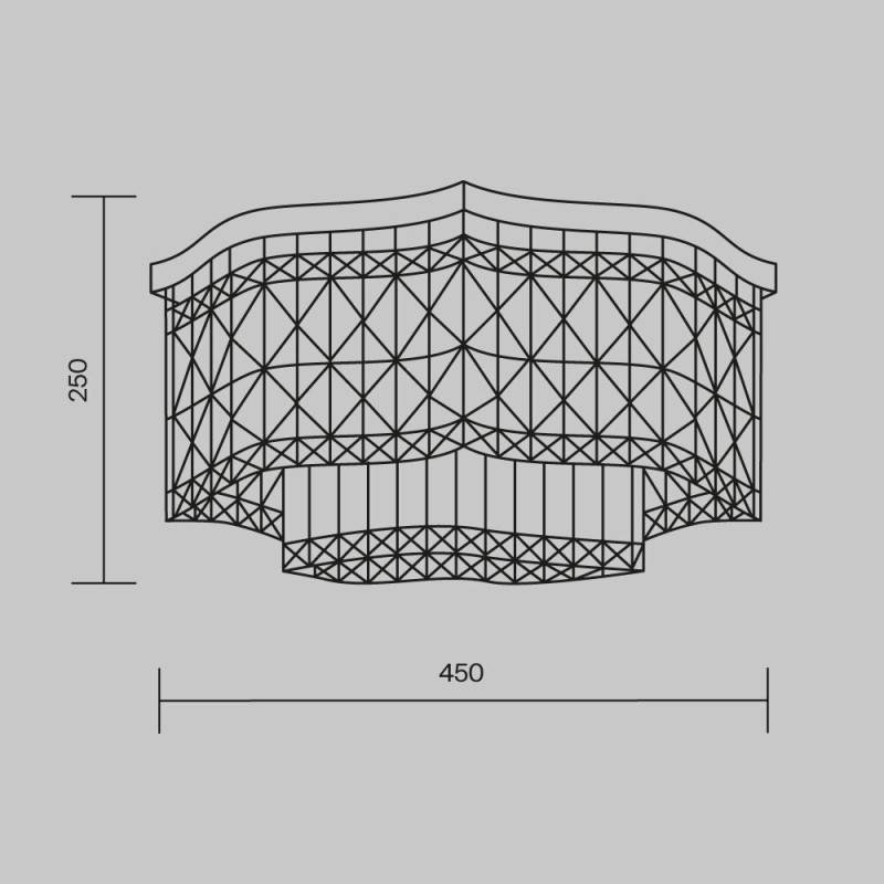 Накладная люстра Maytoni DIA005CL-06CH