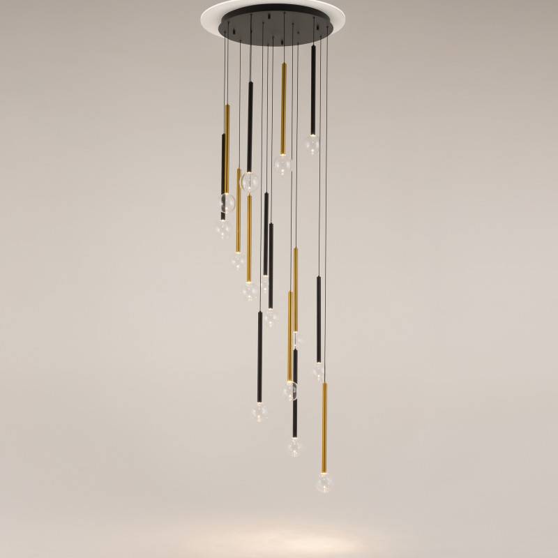 Каскадная люстра Maytoni MOD383PL-L40BBS3K