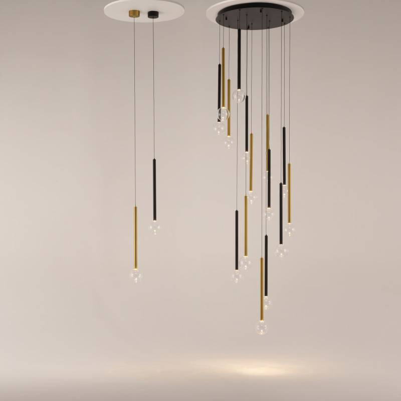 Каскадная люстра Maytoni MOD383PL-L40BBS3K