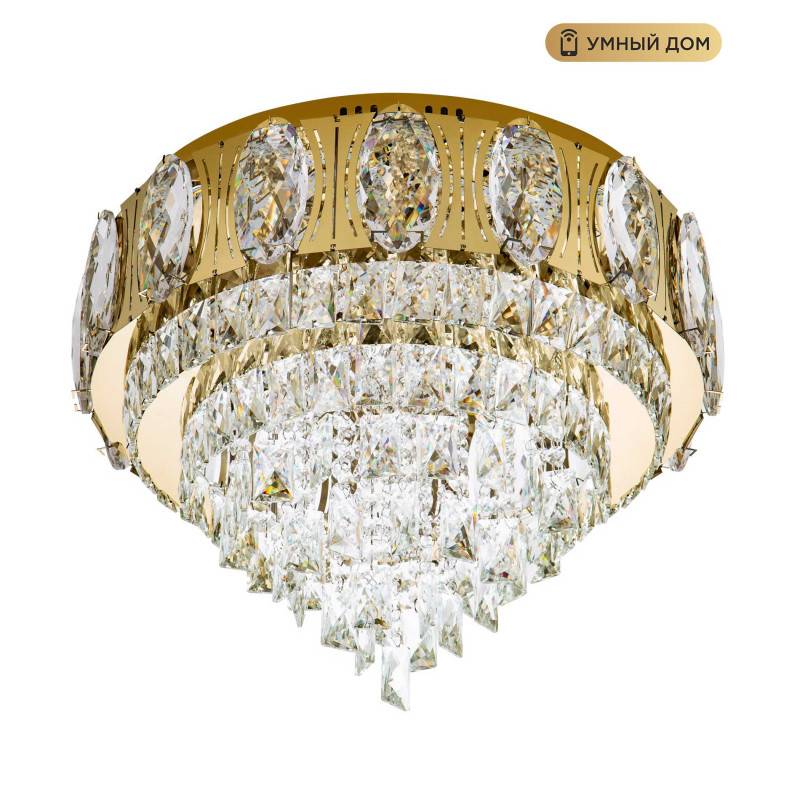 Накладная люстра LED4U L9438-500 GD с УД