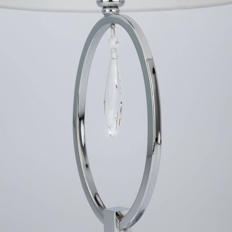 Настольная лампа Eurosvet 01055/1 хром/прозрачный хрусталь Strotskis