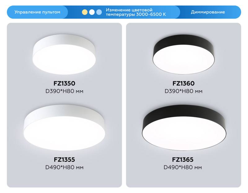 Накладной светильник Ambrella Light FZ1350