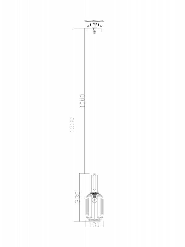 Подвесной светильник Freya FR8013PL-01AM