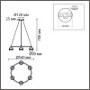 Подвесная люстра LUMION 8254/6