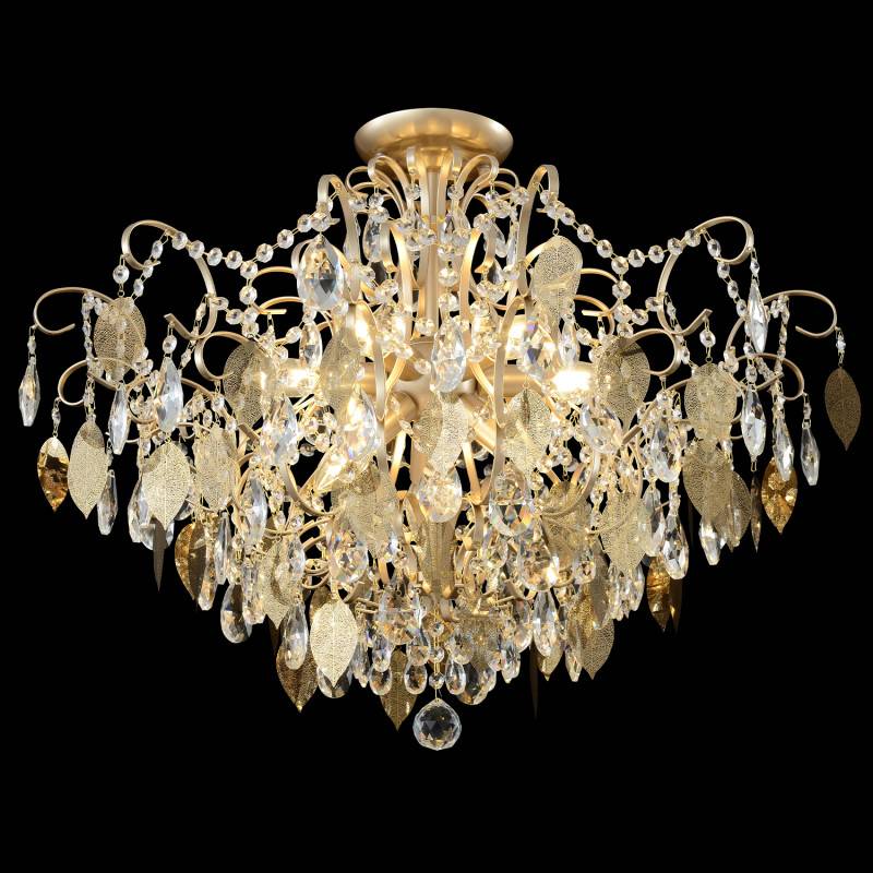 Накладная люстра Crystal Lux ESMIRALDA PL9 GOLD