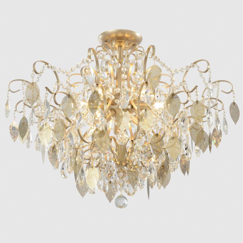 Накладная люстра Crystal Lux ESMIRALDA PL9 GOLD