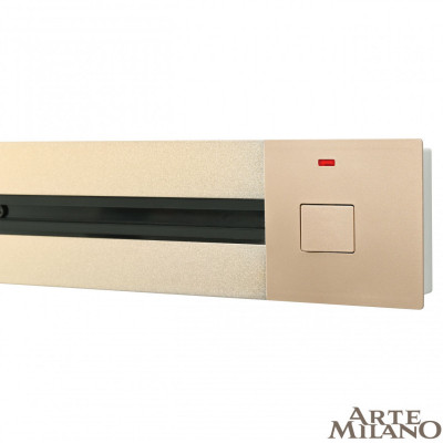 Трековая система розеток Arte Milano 385205TBB/50 Gold