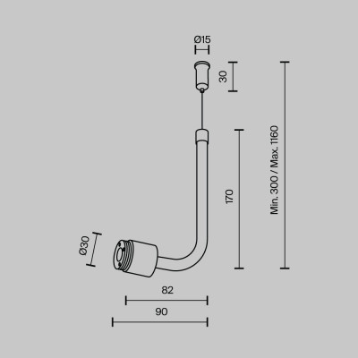 Заглушка Maytoni Technical CA024PL-B
