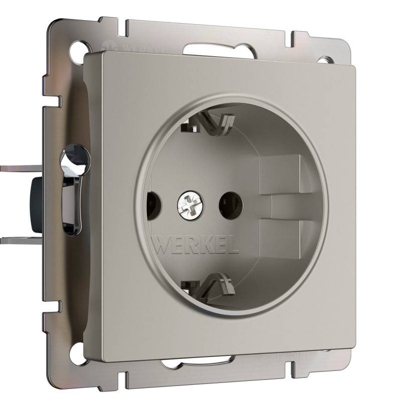 Розетка Werkel W1271004 дымчатый
