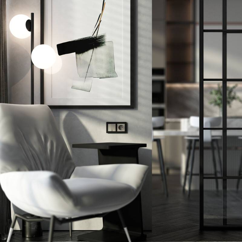 Розетка Werkel W1271004 дымчатый