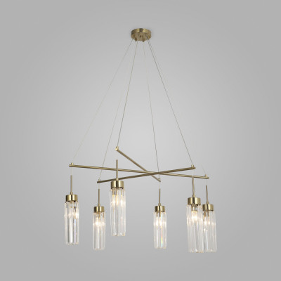 Подвесная люстра Eurosvet 60163/6 латунь