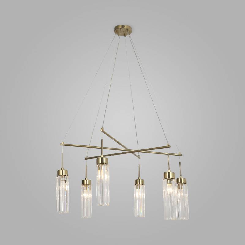 Подвесная люстра Eurosvet 60163/6 латунь