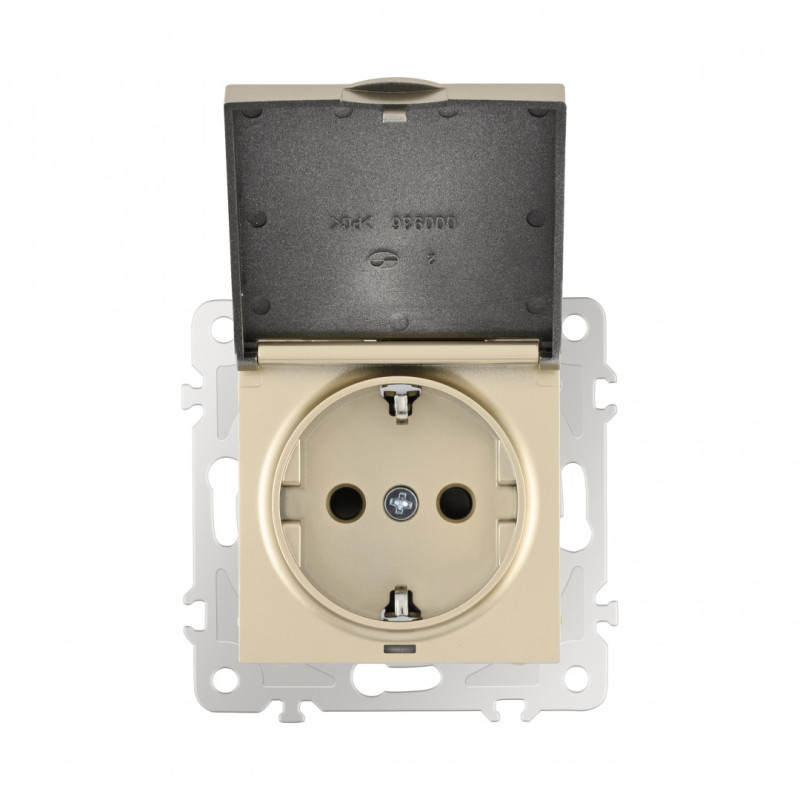 Розетка Arte Milano 206.41-1.shampan