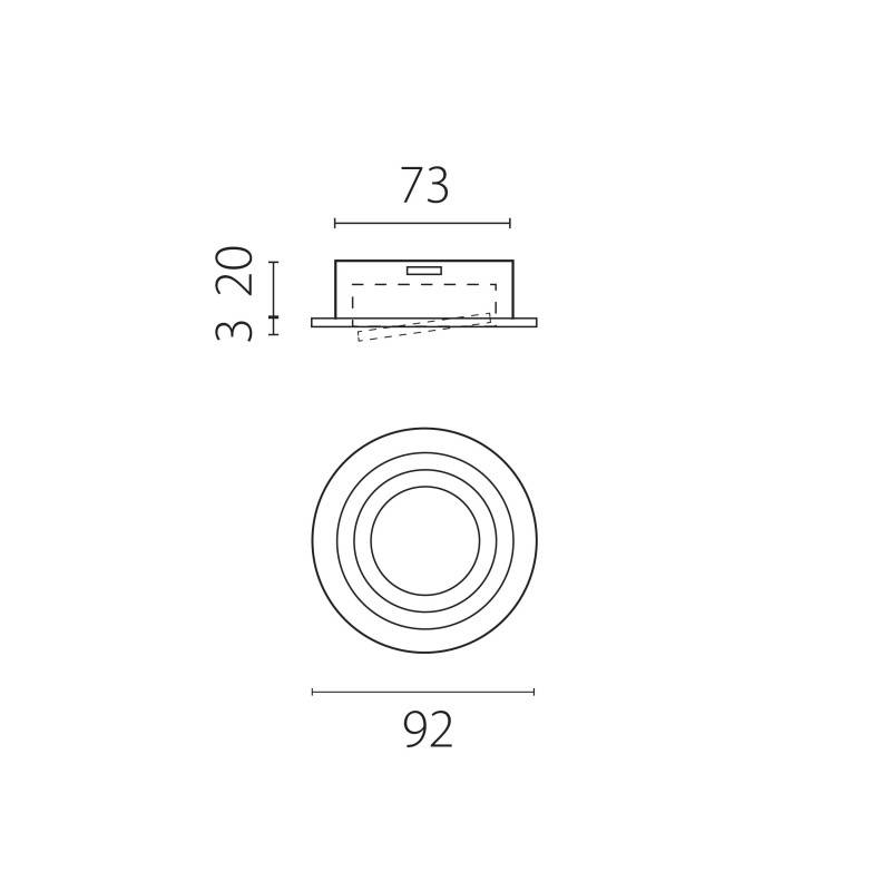 Встраиваемый светильник Lightstar 011610
