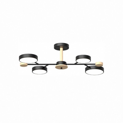 Люстра на штанге LED4U L3213-670 BK