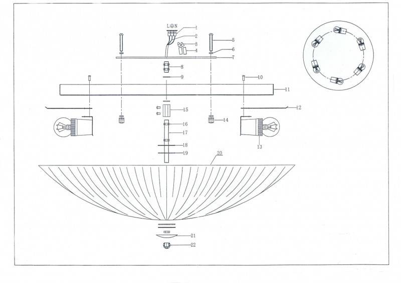 Накладной светильник Lightstar 820860