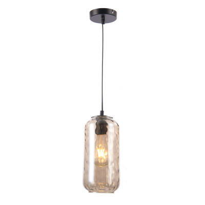 Подвесной светильник Escada 10177/1S Black/Cognac