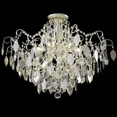 Накладная люстра Crystal Lux ESMIRALDA PL9 SILVER