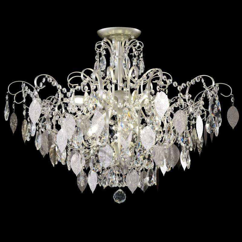 Накладная люстра Crystal Lux ESMIRALDA PL9 SILVER