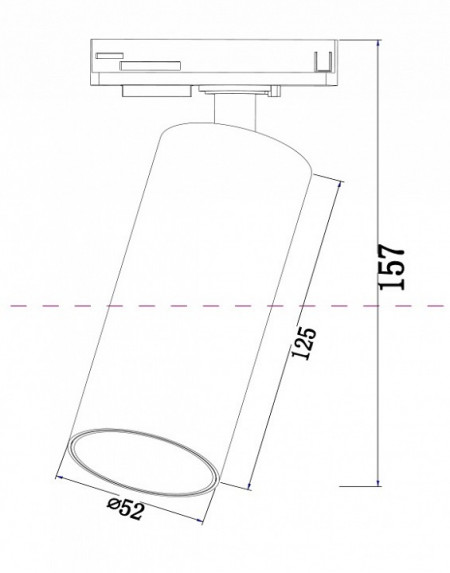 Светильник на штанге Maytoni Focus LED TR021-1-12W4K