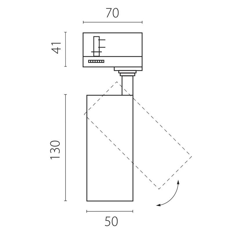 Светильник на шине Lightstar C4126QT